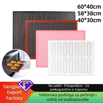 Silikonska podloga za pečenje od staklenih vlakana, otporna na visoke temperature, nelepiva