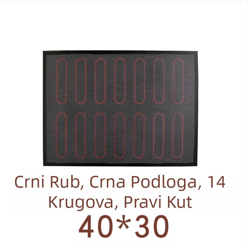 Silikonska podloga za pečenje od staklenih vlakana, otporna na visoke temperature, nelepiva