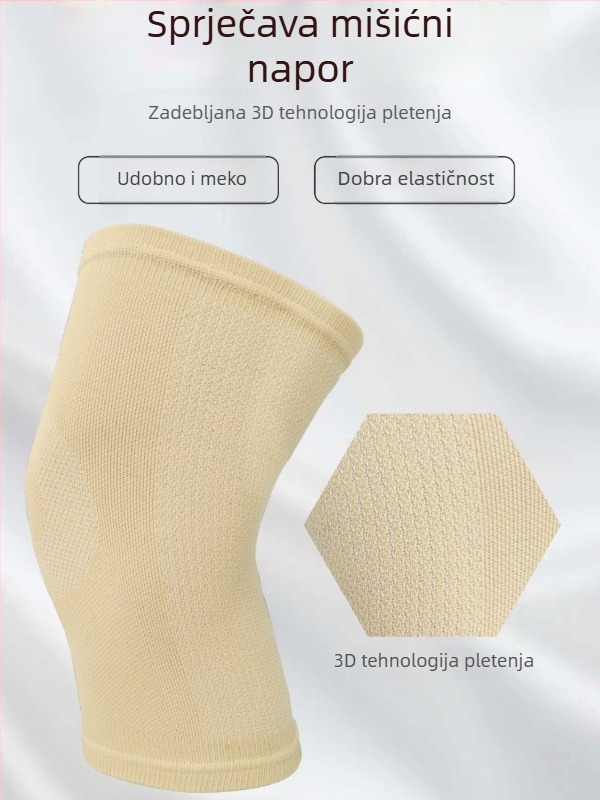 Proljetno-ljetni fitness set visoke elastičnosti: štitnici za koljena, traka za glavu i narukvice za zglobove, upijanje znoja i zaštita zglobova
