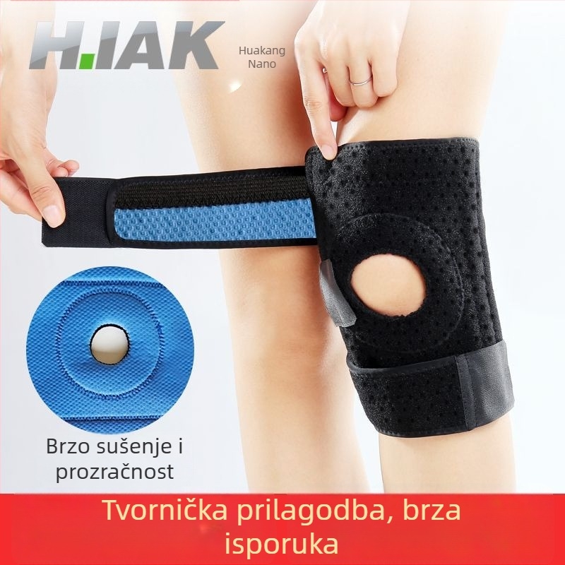 Unisex sportski koljeni štitnici za odrasle, za košarku, badminton i trčanje; podrška pateli i menisku
