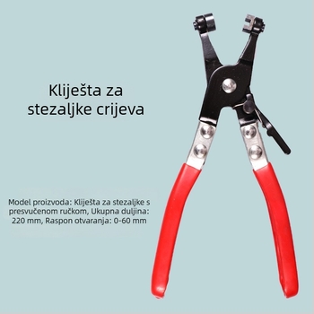 Klešta za stezaljke cijevi automobila, ravni oblik