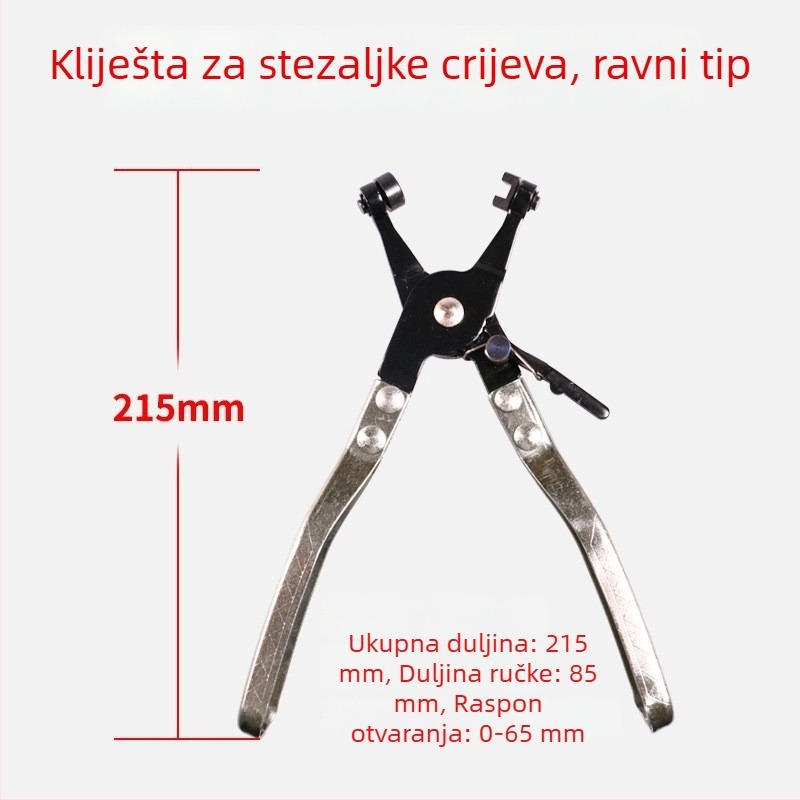 Klešta za stezaljke cijevi automobila, ravni oblik