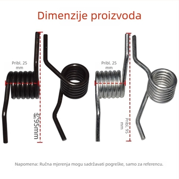 3-ton horizontala povratna opruga za hidraulični dizalica – torzijska opruga, povratna opruga za gornju ručicu u auto servisu