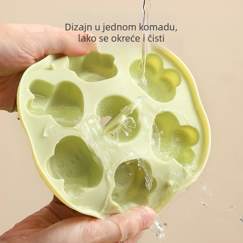 Kalup za paru dječje hrane – silikonski, oblik mačje šape, rižina torta s kobasicom, alat za pečenje