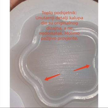 Cream Star silikonska forma za čokoladni mousse i puding – prehrambena kvaliteta, za kućnu upotrebu