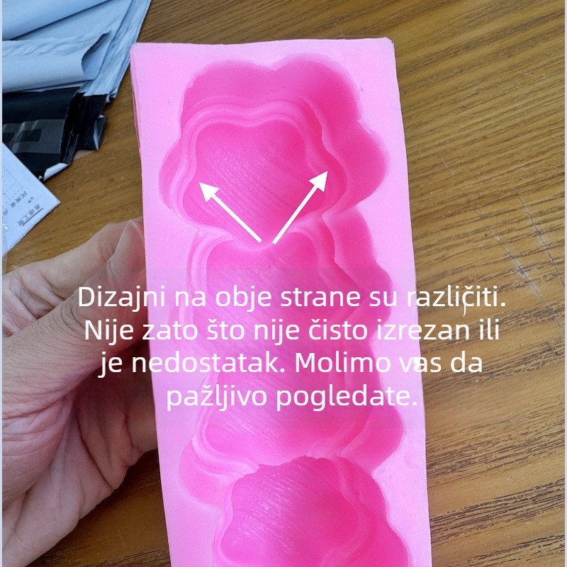 Cream Star silikonska forma za čokoladni mousse i puding – prehrambena kvaliteta, za kućnu upotrebu