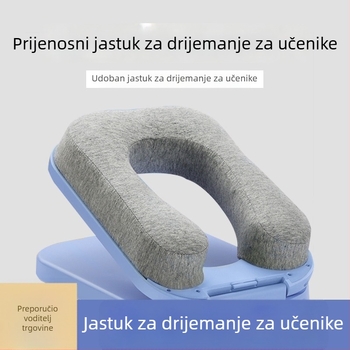 Jastuk za dremanje u pozi na trbuh, prijenosni i sklopivi, za učionu i ured, moderan i jednostavan dizajn za učenike osnovne škole