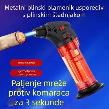 Nova prozirna zapaljiva s komorom zraka, otporna na vjetar, za vanjski roštilj i zapaljivanje moxe
