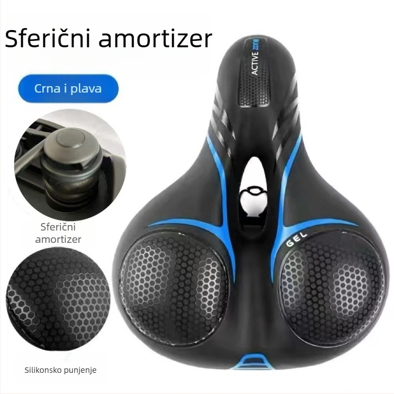 Kožno sjedalo za planinski bicikl s šupljim dizajnom apsorpcije udara