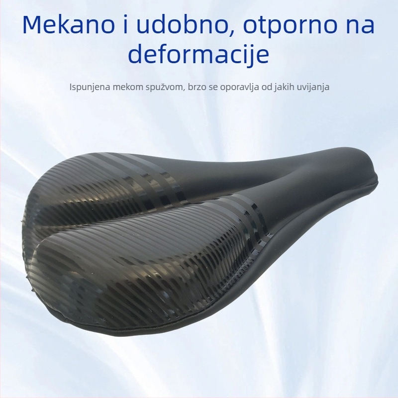 Navlaka za sjedalo bicikla od silikona — izuzetno meka i debela, univerzalna za cestovne i brdske bicikle, sprječava bolove u stražnjem dijelu, vodootporna.