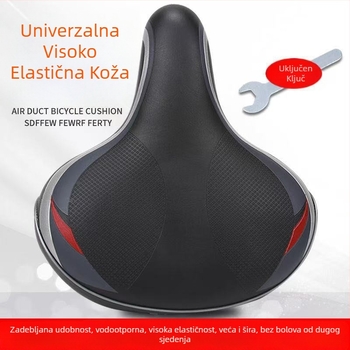 Sjedalo za planinski bicikl, univerzalni jastučić za sjedalo, klasičan veliki dizajn, vodootporno i protuklizno, dodaci za bicikl