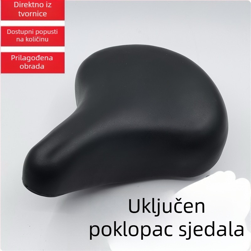 Univerzalno žensko sjedalo za bicikl, s proširenim i debelim jastučićem