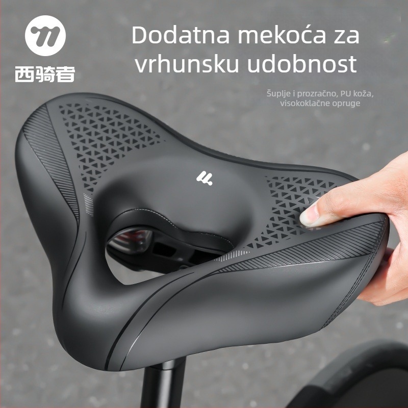 Sjedalo za cestovni bicikl West Biking/West Rider, s apsorpcijom udara i udobnošću