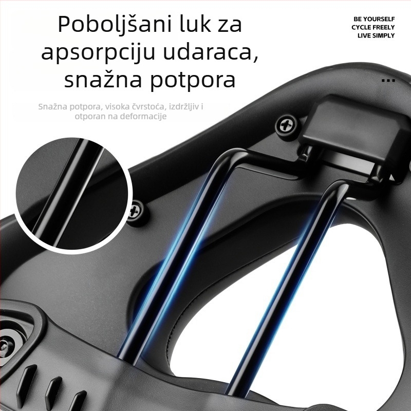 Sjedalo za cestovni bicikl West Biking/West Rider, s apsorpcijom udara i udobnošću