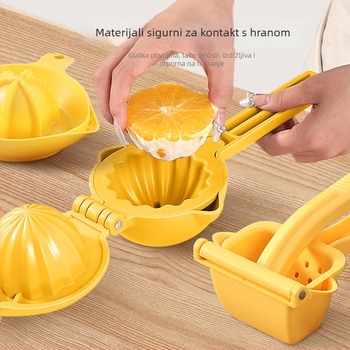 Plastični sokovnik s ručnom prešom, ručni sok za svježi sok od voća, limun i naranča