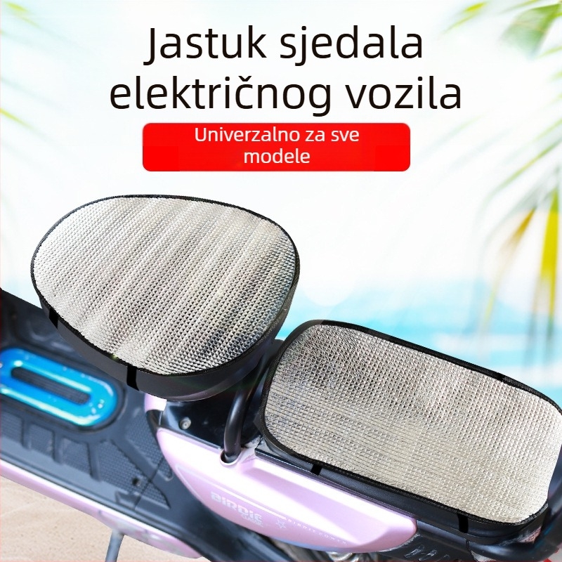 Navlaka za sjedalo za električno vozilo, zaštita od sunca i toplinska izolacija, vodootporna za ljeto, universalna za kompaktna vozila
