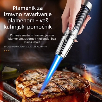 DB606 Vjetrootporn zapaljač za cigare s raspršivačkim pištolom, prijenosni za vanjske roštilje