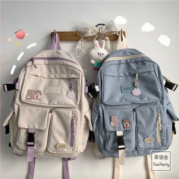 Ruksak u korejskom stilu Akademije, inspiriran Instagramom, japanski Harajuku vintage studentska torba za žene, svestran za putovanja, lagan