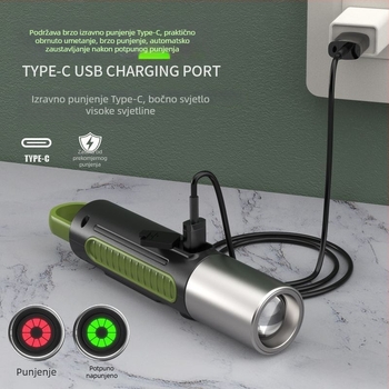 Prijenosna mini kamping LED svjetiljka s ultrajasnim svjetlom i dugim dometom za vanjsku upotrebu