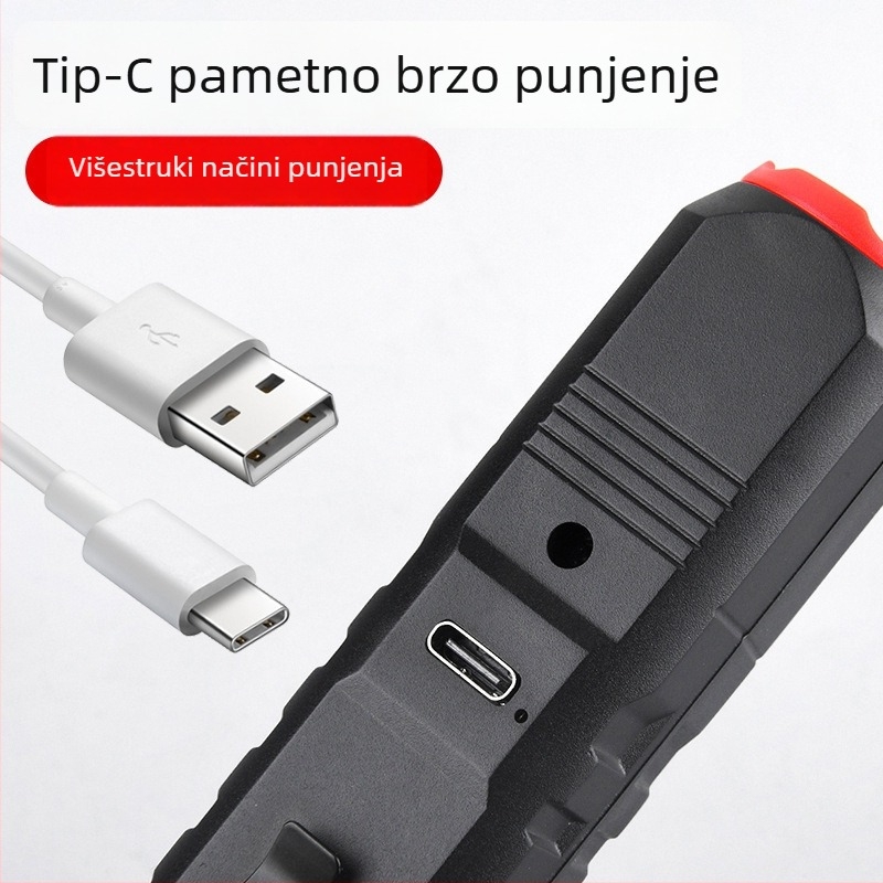 Izvlačna baterijska svjetiljka s klipom za olovku, snažan snop, dugi domet, kamping i planinarenje svjetlo
