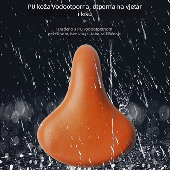 Kožna podstavljena sjedala dječjih kolica, debela i mekana, univerzalna
