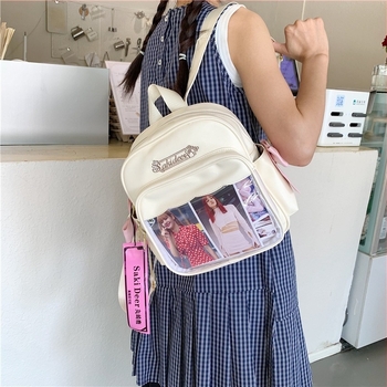 Korejska INS slatka Ita torba – Harajuku stil, mini PU kožna torba za ruksak i crossbody torba