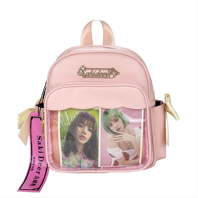 Korejska INS slatka Ita torba – Harajuku stil, mini PU kožna torba za ruksak i crossbody torba