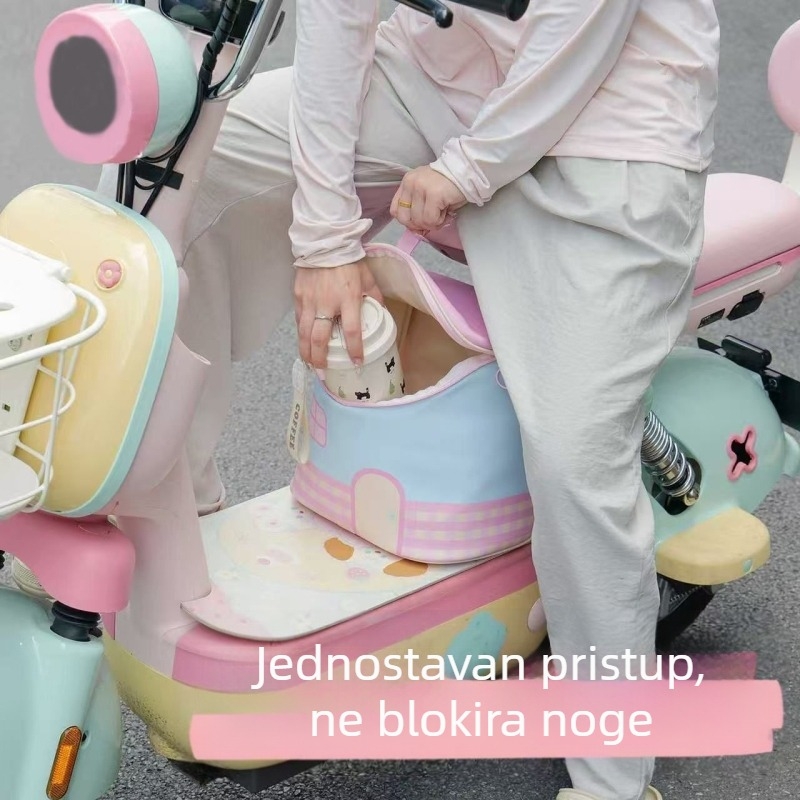 Kožna torbica za sjedalo bicikla, vodootporna i proširiva
