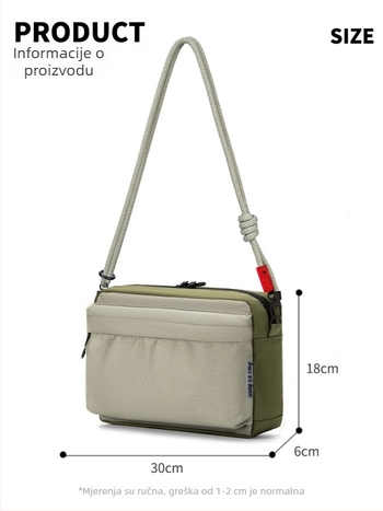 Prednja torba za bicikl velikog kapaciteta, može se nositi cross-body ili na jedno rame, sportska torba