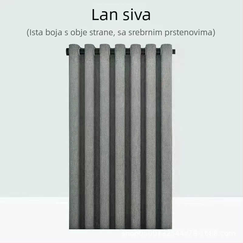 Set zavjesa za tuširanje, montaža bez bušenja, pregrada za kupaonicu, vodootporna tkanina, otporna na plijesan, debeli vodootporni zavjesa