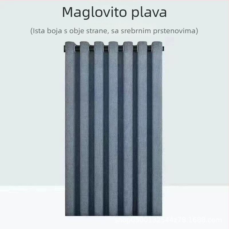 Set zavjesa za tuširanje, montaža bez bušenja, pregrada za kupaonicu, vodootporna tkanina, otporna na plijesan, debeli vodootporni zavjesa