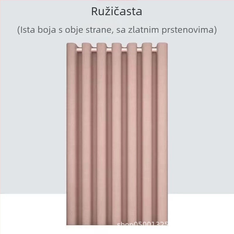 Set zavjesa za tuširanje, montaža bez bušenja, pregrada za kupaonicu, vodootporna tkanina, otporna na plijesan, debeli vodootporni zavjesa