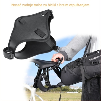 Newboller stražnji nosač torbe za bicikl s brzim otpuštanjem, 7 L kapaciteta, za cestovne i brdske bicikle