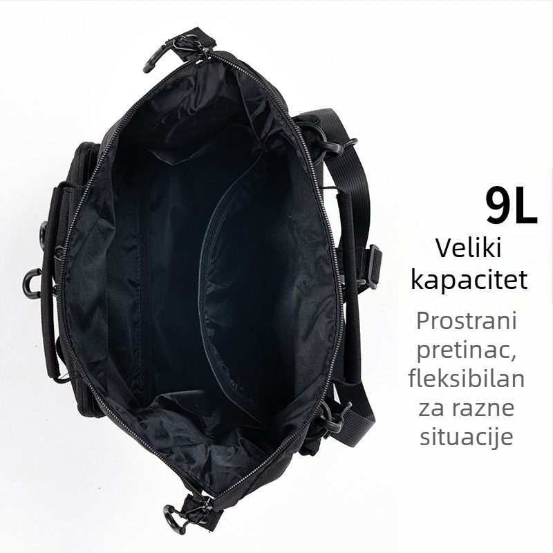 Xiaobu sklopiva torba za bicikl, Pig Nose Bag, 9L kapacitet, za svakodnevnu vožnju i putovanja, uključuje adapter