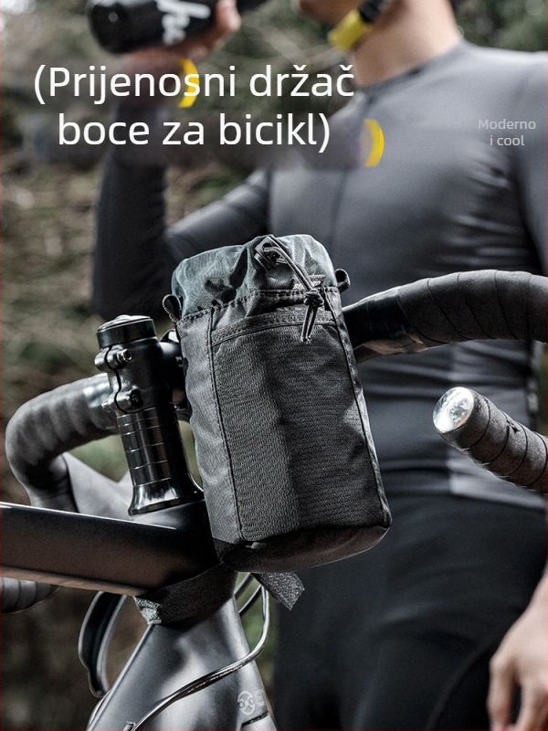 Beelord Torbica za vodu za bicikl, držač čaše na upravljaču, univerzalna torba alata za planinski bicikl