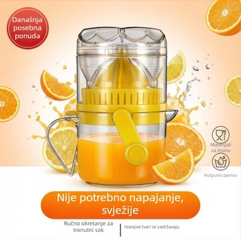 Ručni sokovnik za kućnu upotrebu, mini ručni presovač za naranče i limune, presica voća, svježi sok, bez električne energije