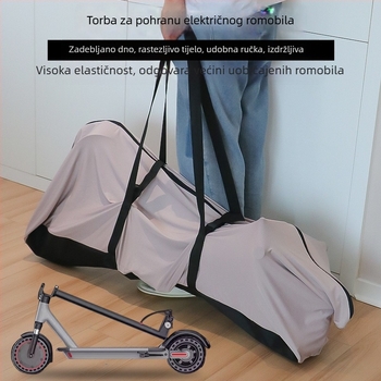 Torba za električni skuter s prostorom za sklopivi bicikl, prijenosna torba preko ramena
