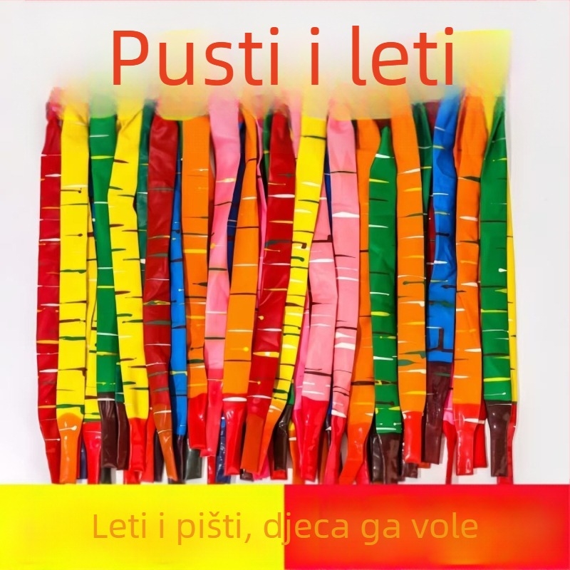 Set od 40 raketnih balona za djecu, koji lete i proizvode zvuk