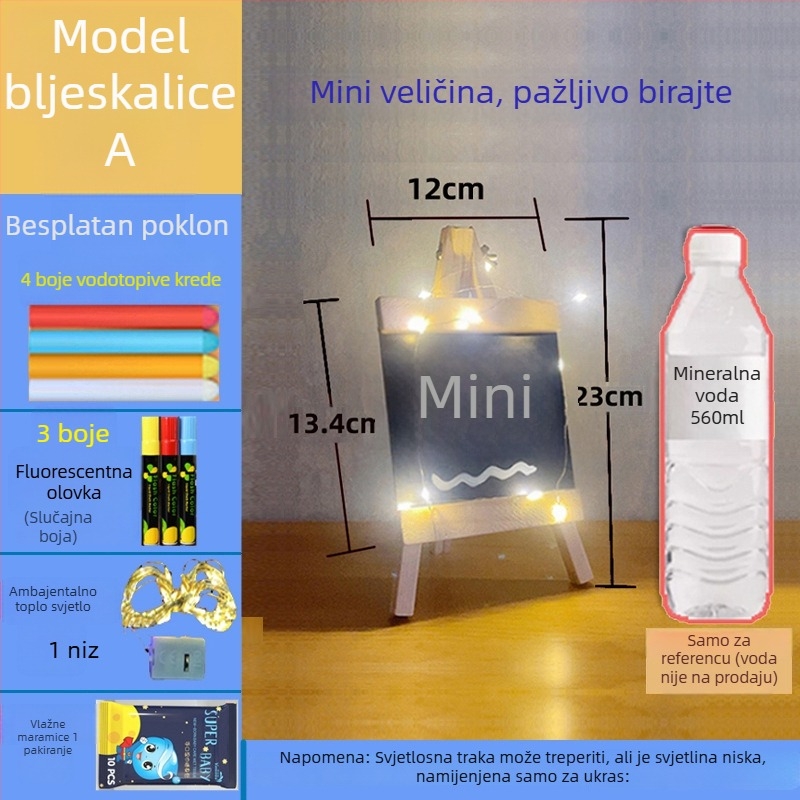 Drvene ploče za štandove, kreativni dekorativni natpisi za trgovine s mliječnim čajem, restorane i barove, vintage izbrisivi natpisi