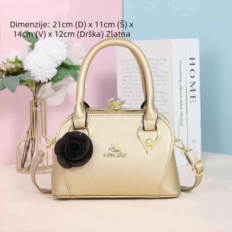 Ženska crossbody torbica u korejskom stilu, mala veličina, PU koža, 2025 novi model