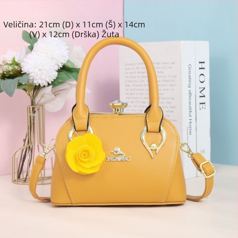 Ženska crossbody torbica u korejskom stilu, mala veličina, PU koža, 2025 novi model