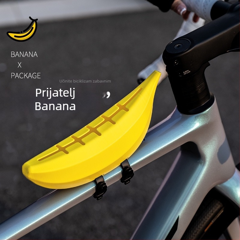 Banana Bag za bicikl – prednja torbica i torbica za sjedalu, 3D ispis, za MTB i cestovne bicikle, rekreacijska vožnja