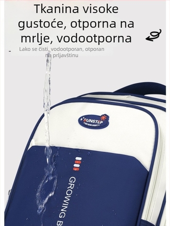 Edison dječja školska torba za osnovnu školu, unisex, veliki kapacitet, zaštita kralježnice