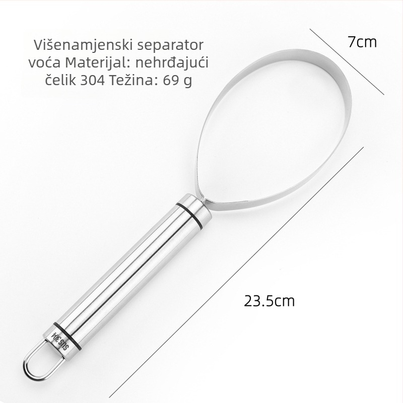 Separetor pulpe od 304 čelika, alat za uklanjanje pulpe i sjemenki voća dinja