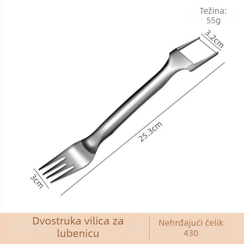 Alat od nehrđajućeg čelika 304 za rezanje dinje, kućni dijelić voća, kalup za pulpu, rezanje dinje na kockice