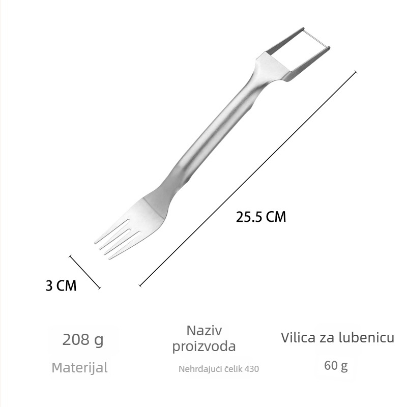 Nehrđajući nož za rezanje dinje, velikog formata, produženi nož za voće, kuhinjski alat za pečenje