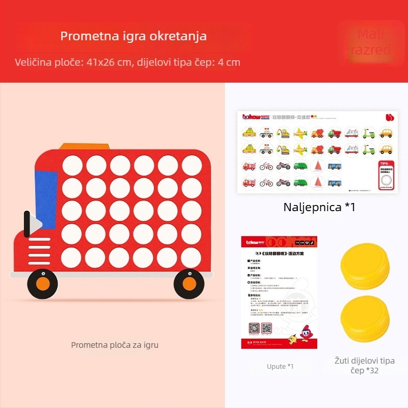 Dječja edukativna društvena igra za pamćenje uz interakciju roditelj-dijete