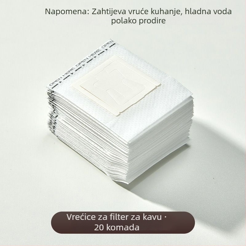 Importirani filtri za kavu od netkanog materijala za ručnu pripremu
