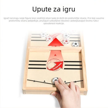 Drvena stolna igra za djecu — za dva igrača, interakcija roditelj-dijete i edukativni karakter