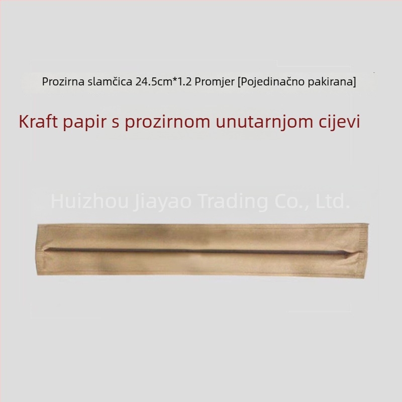Jednokratne prozirne plastične slamke od PP-a, kvalitete hrane, za čajne kuće i kafiće, različitih debljina